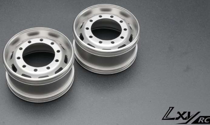 10 wide wheels with square holes and round holes (sandblasting) [a pair] LXY-0147-K