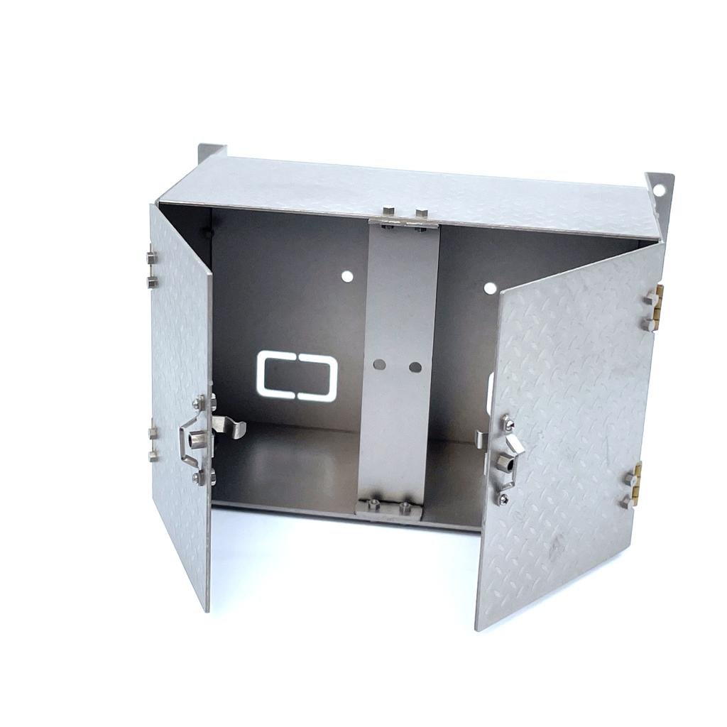 Double door checkered plate toolbox LXY-0077