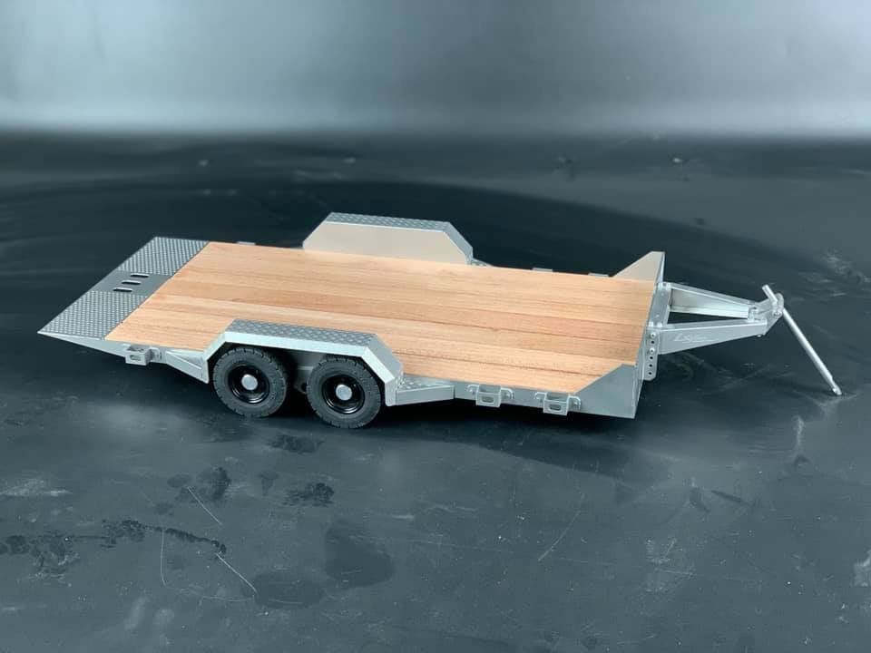 LXY-0207 1/14 Skid steer loader trailer.