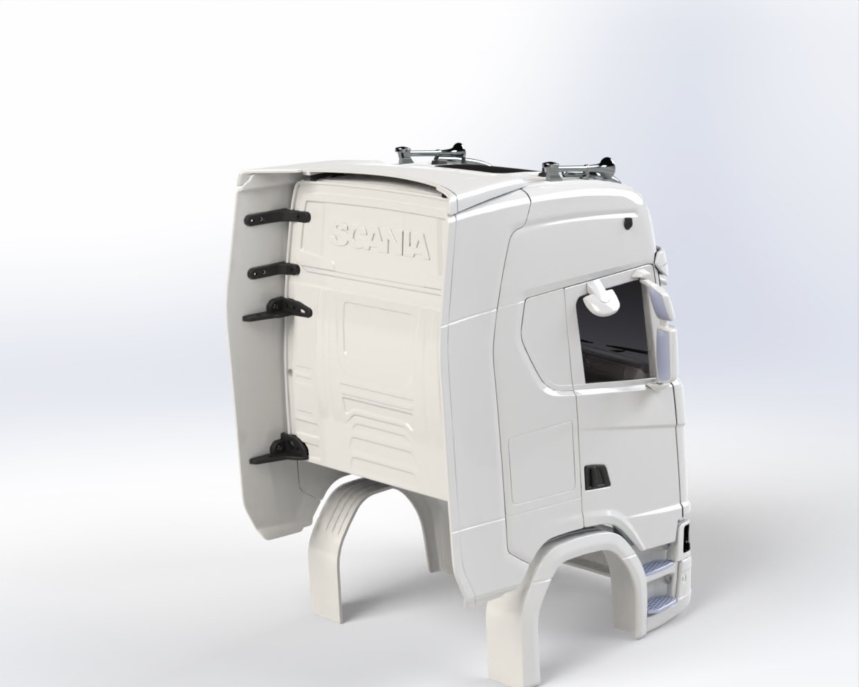 1/14 Customs Scania S Next generation Model Kit