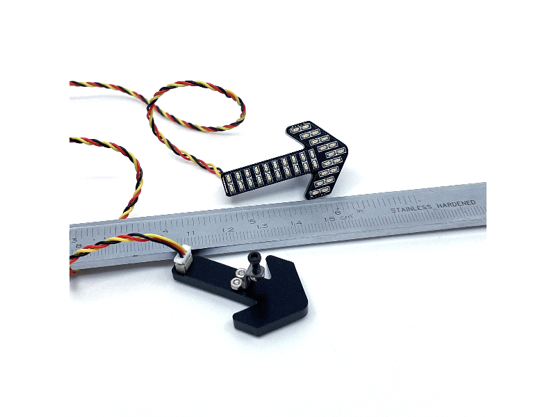 Road flashing arrows